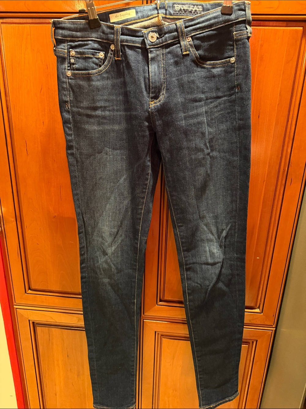 Ag Adriano Goldschmied Dark Indigo Skinny Jeans